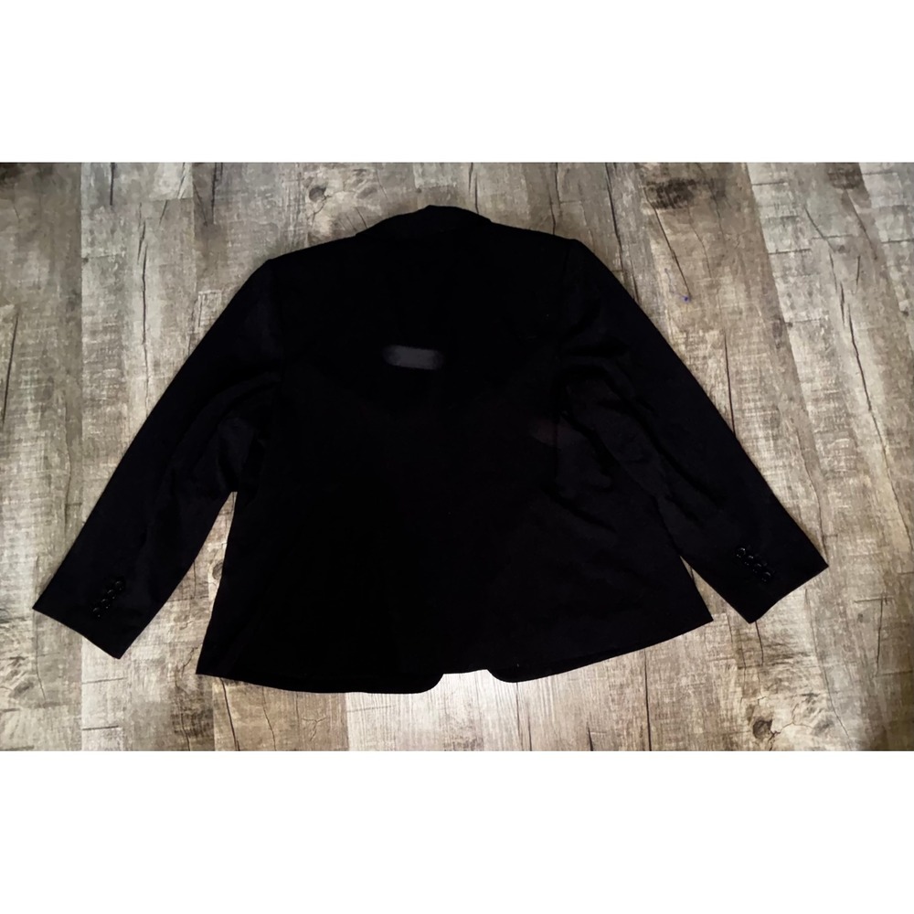 The Limited Womens Black Essentials Blazer Jacket Size 20W NWT - Picture 6 of 6